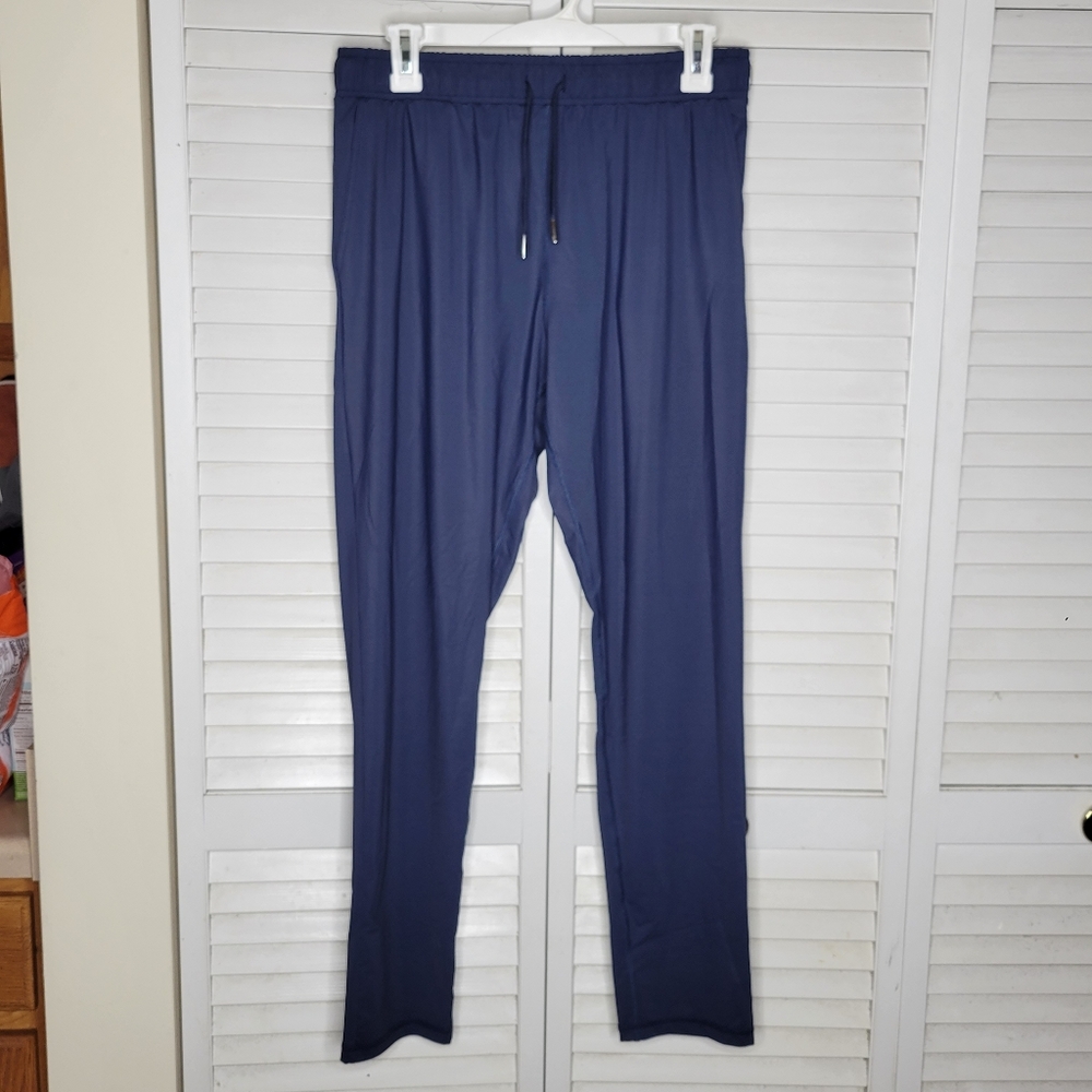 Zyia Active Navy Everywhere Ankle Pants MEDIUM EUC Nylon - Picture 2 of 7